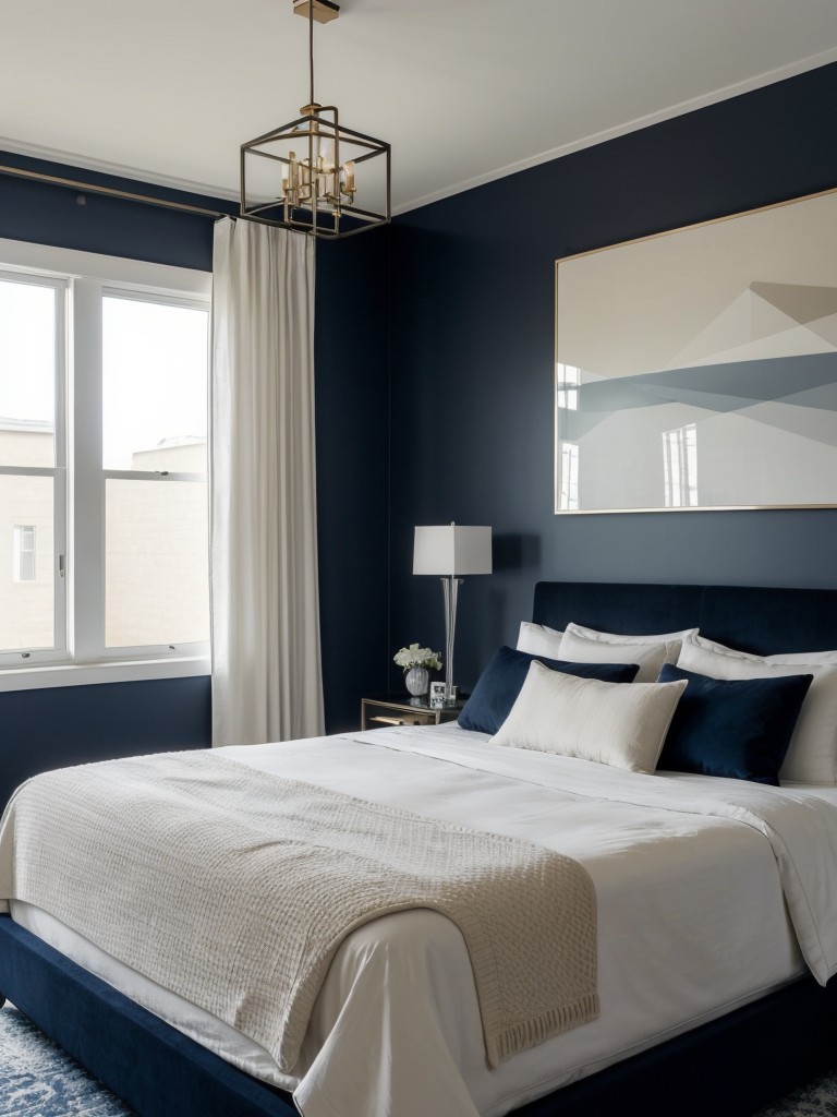 Navy Bedroom Decor: Serene & Sophisticated Apartment Inspiration