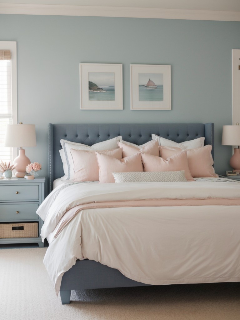 Chic Apartment Bliss: Dreamy Coastal Bedroom Decor