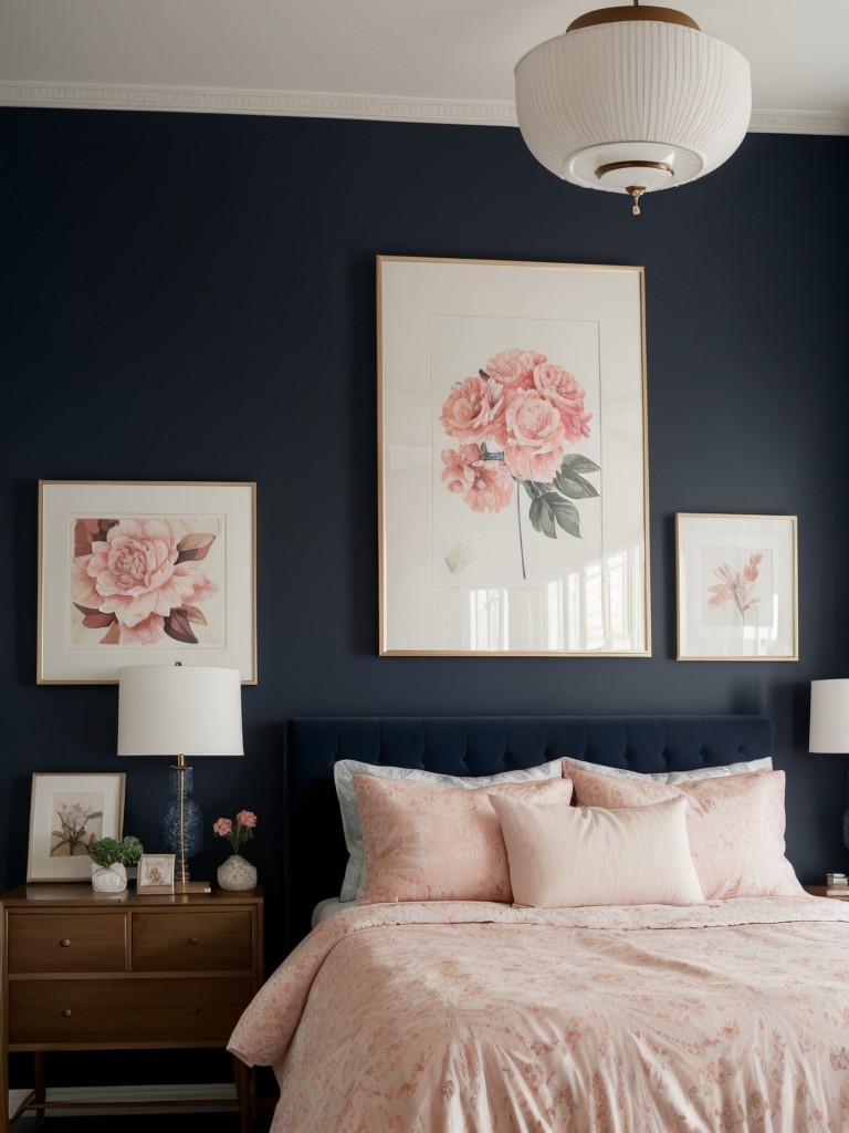 Artistic and Bold: Romantic Bedroom Decor Ideas.