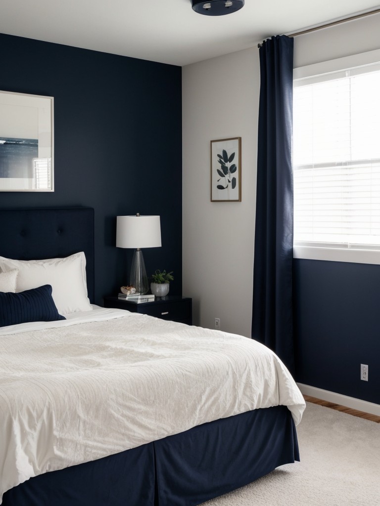 Stylish Navy Bedroom Decor: Elevate Your Space with Contemporary Flair!