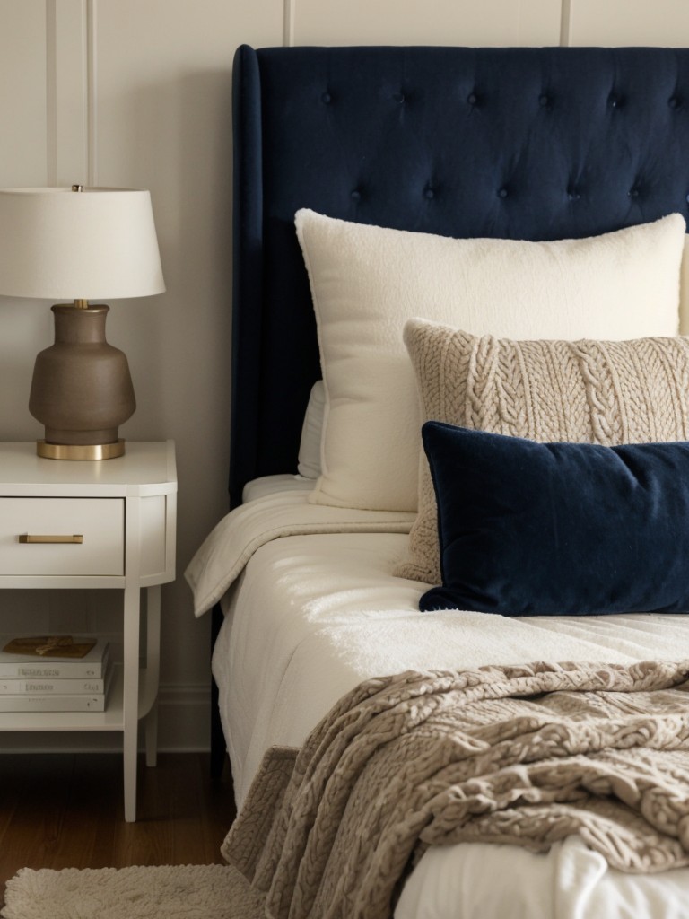 Cozy Hygge Vibes: Transform Your Bedroom into a Navy Haven