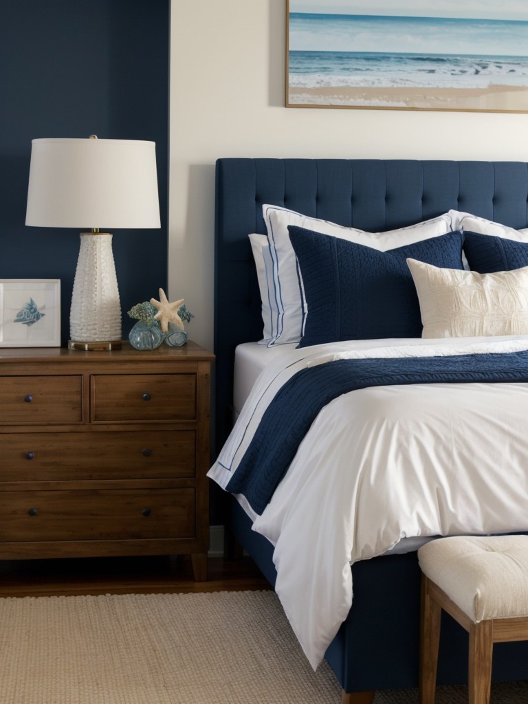 Coastal Chic: Elevate Your Apartment with Navy Bedroom Decor