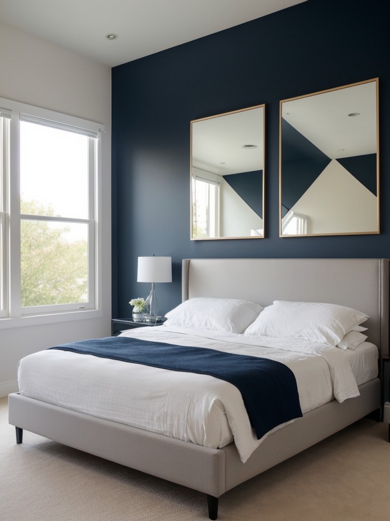 Minimalist Navy Bedroom: Sleek, Contemporary, and Bold Decor Ideas!