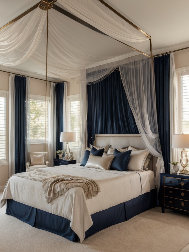 Luxury meets romance: Create a dreamy bedroom with sheer curtains and soft pastels