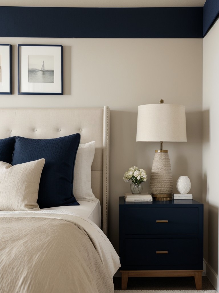 Navy & Neutral: A Serene Bedroom Transformation