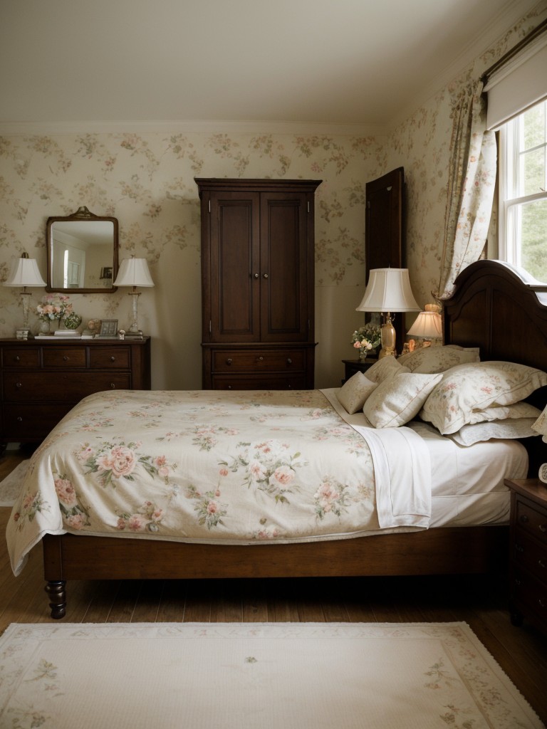 Cozy English Country Retreat: Transform Your Bedroom with Traditional Charm