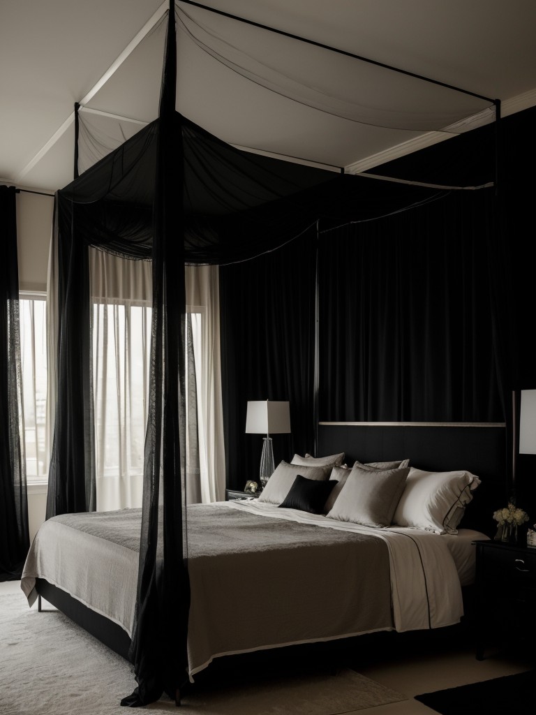 Elegant and Intimate: Black Canopy Bed Ideas for a Dreamy Bedroom