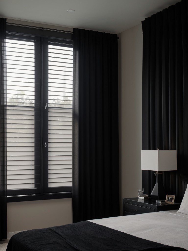 Stylish Privacy: Transform Your Apartment with Black Blinds