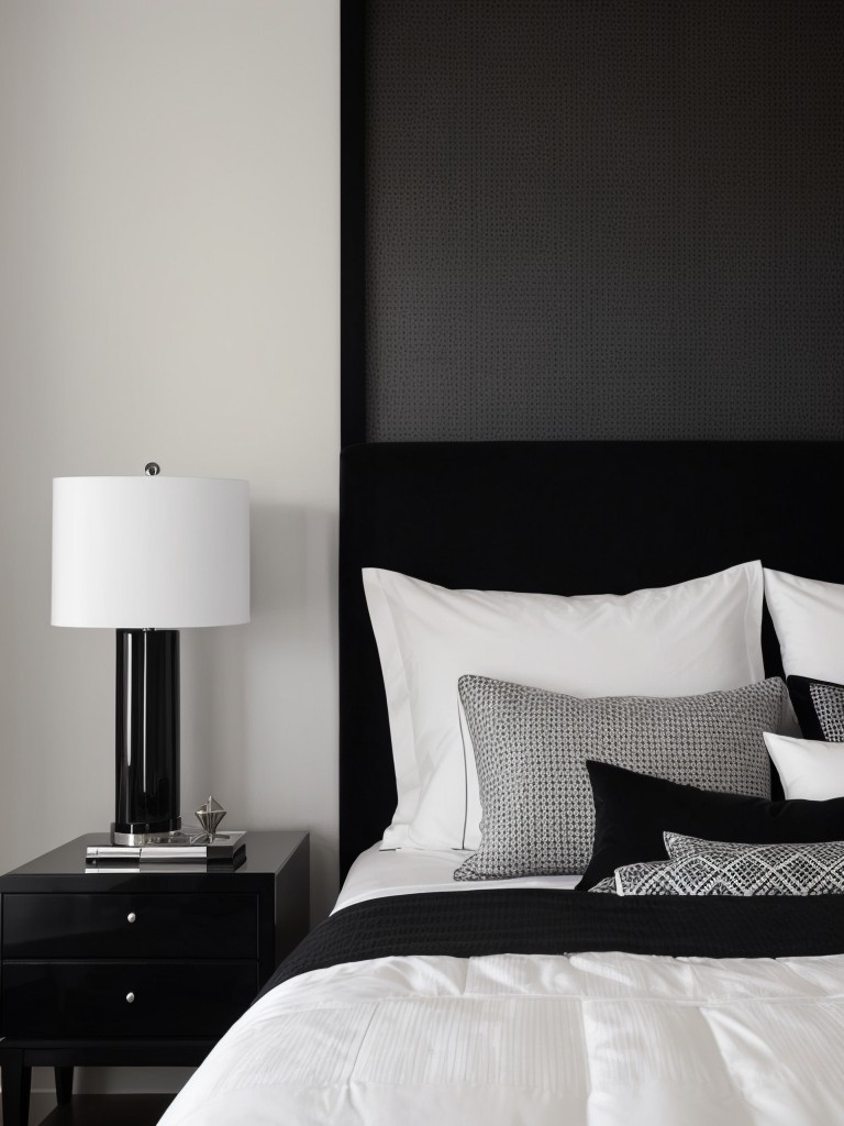 Alluring Black Bliss: Elevate Your Apartment's Aesthetic