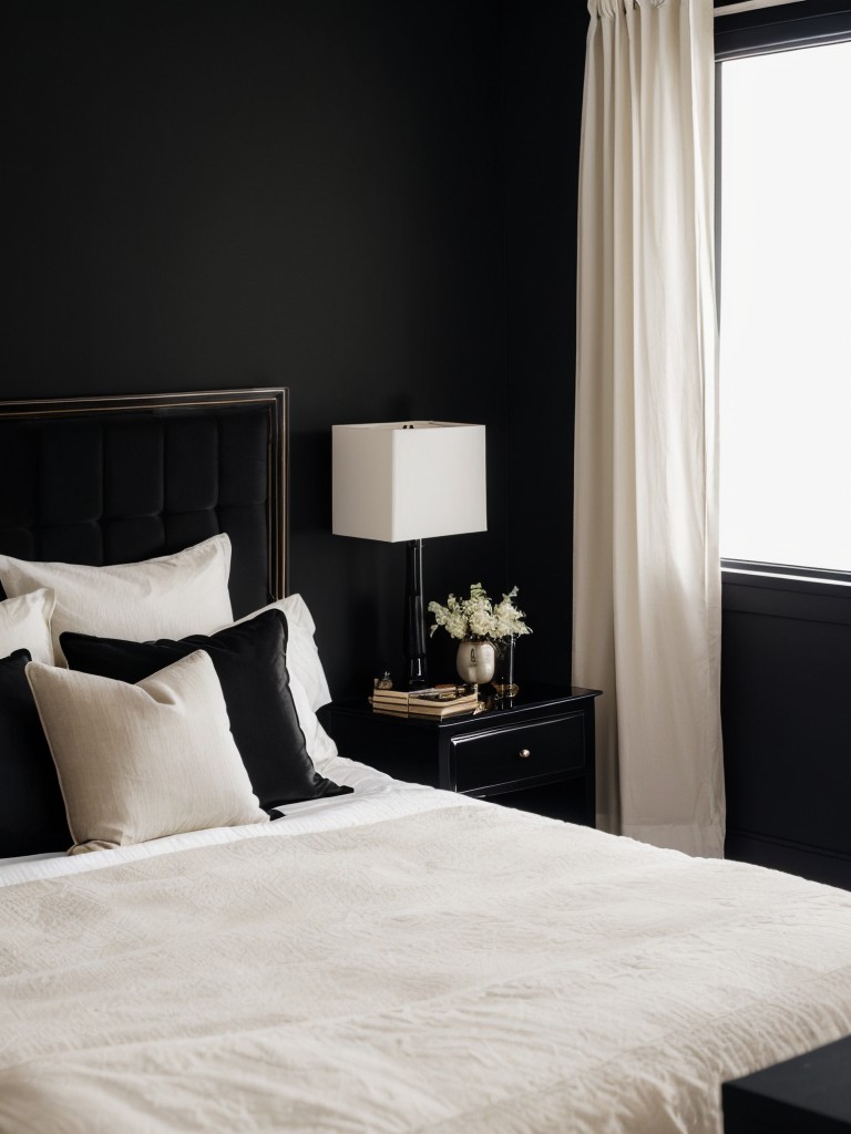 Chic & Cozy: Elevate Your Apartment with Black Bedroom Decor