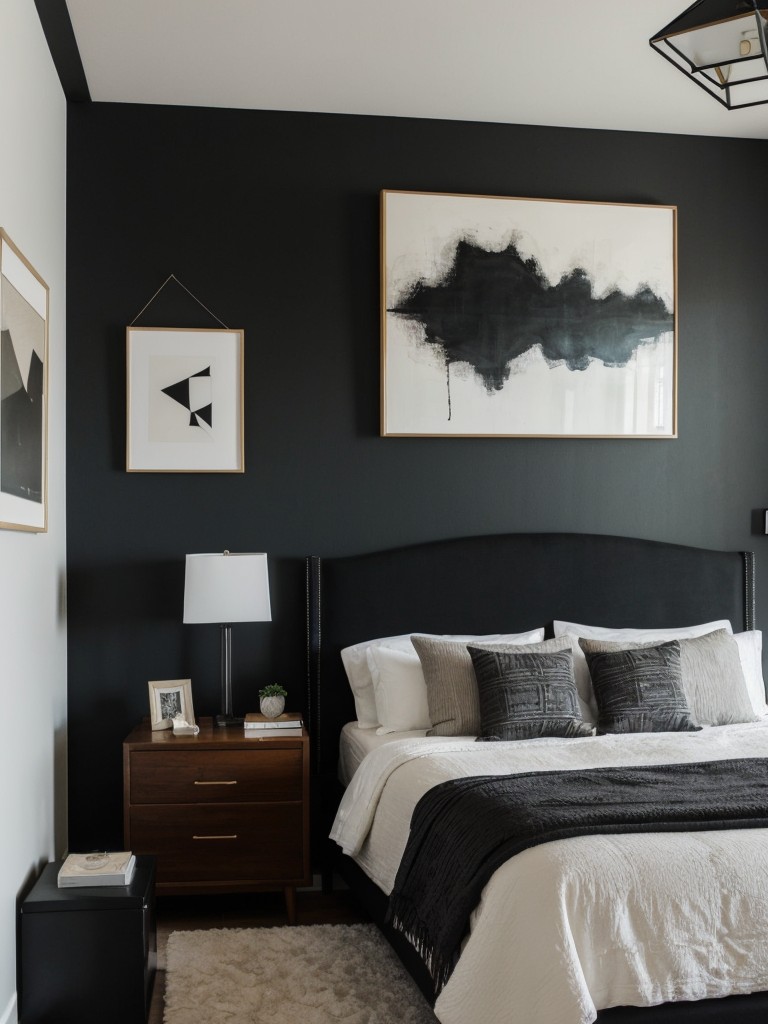 Artistic Black Bedroom: Embrace the Mystery!