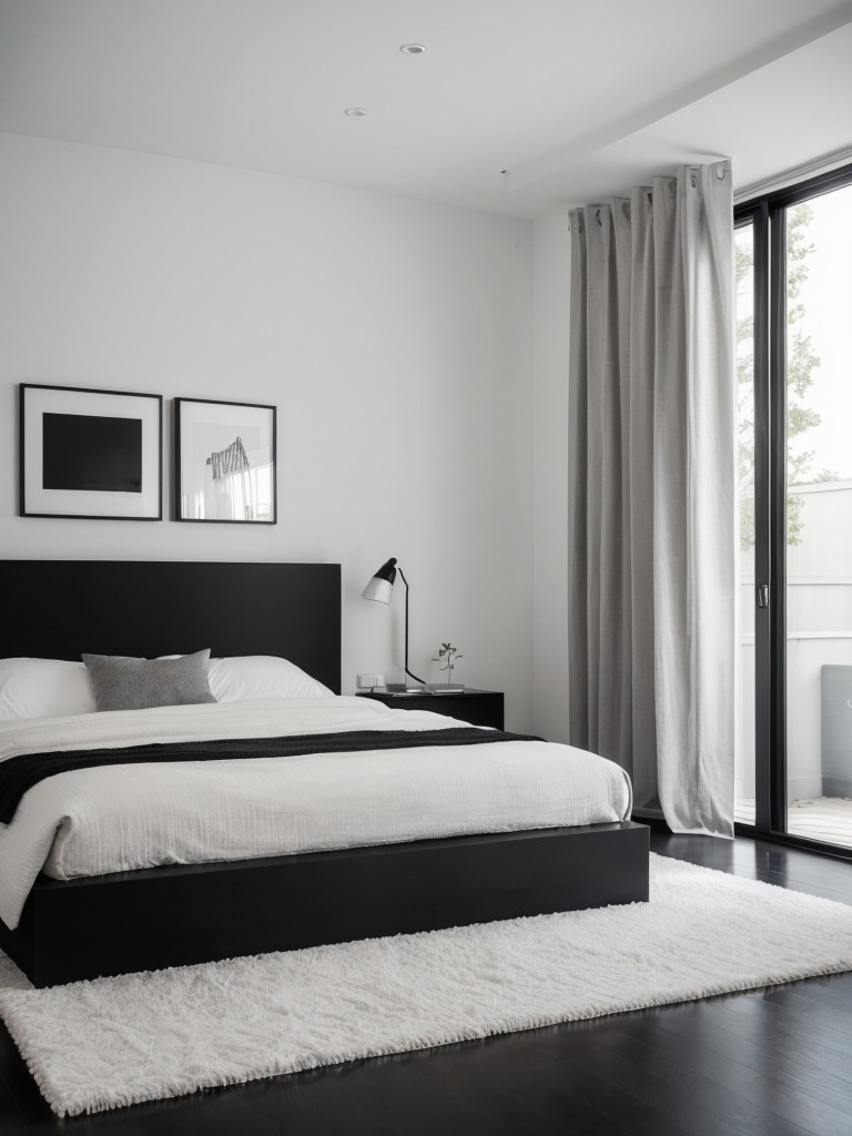 Minimalist Black Bedroom: Create a Mysterious and Modern Apartment Space