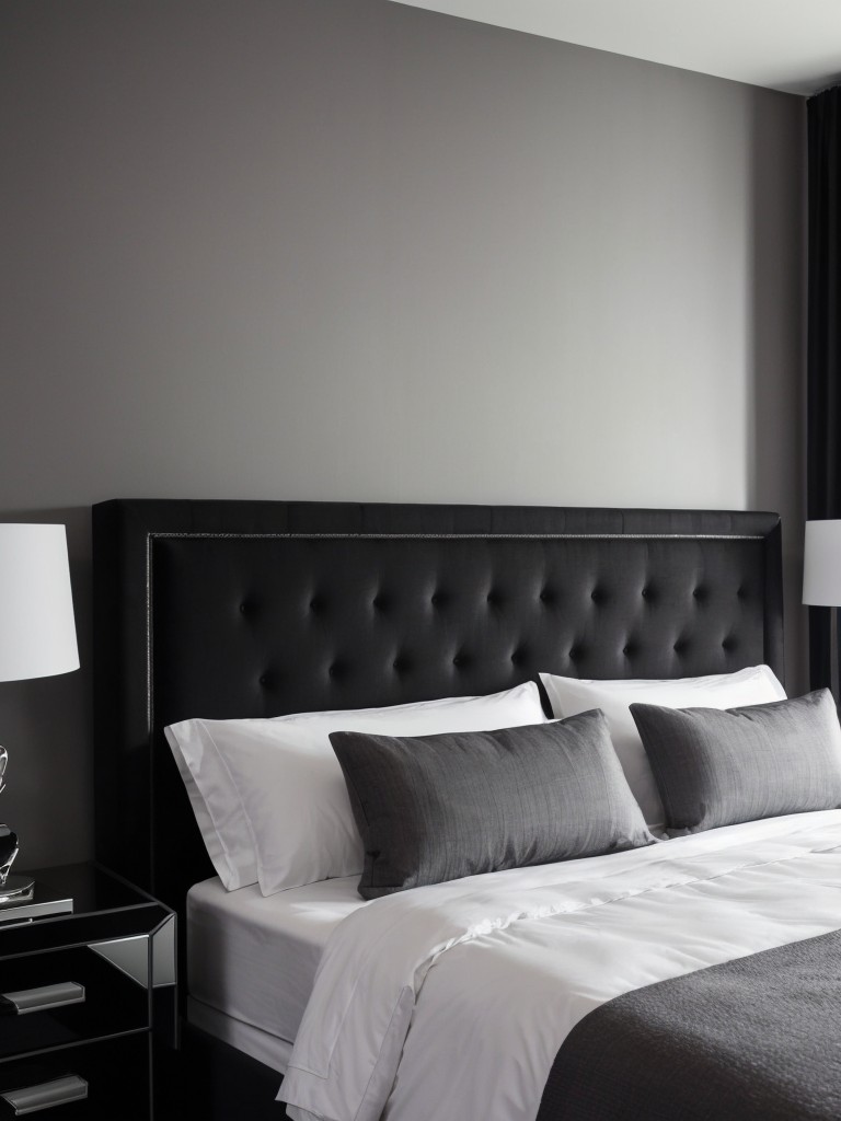 Sleek and Sophisticated: Black & Gray Bedroom Inspiration