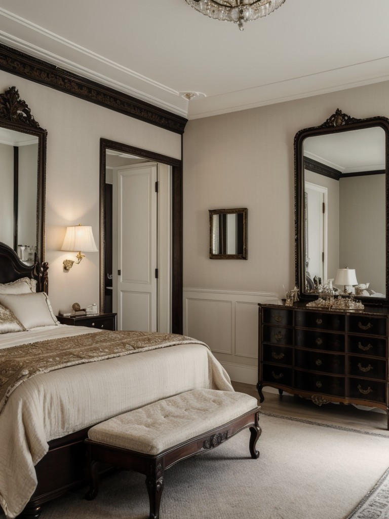 Vintage-inspired Black Bedroom: Elegant Decor Ideas