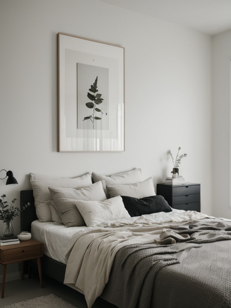 Chic & Cozy: Scandinavian-inspired Black Bedroom Decor