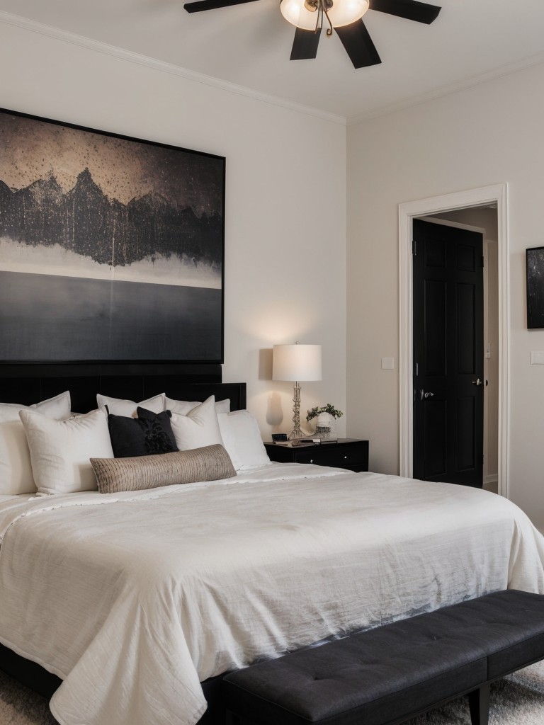 Gallery-inspired bedroom: Transform your apartment into a personal art haven