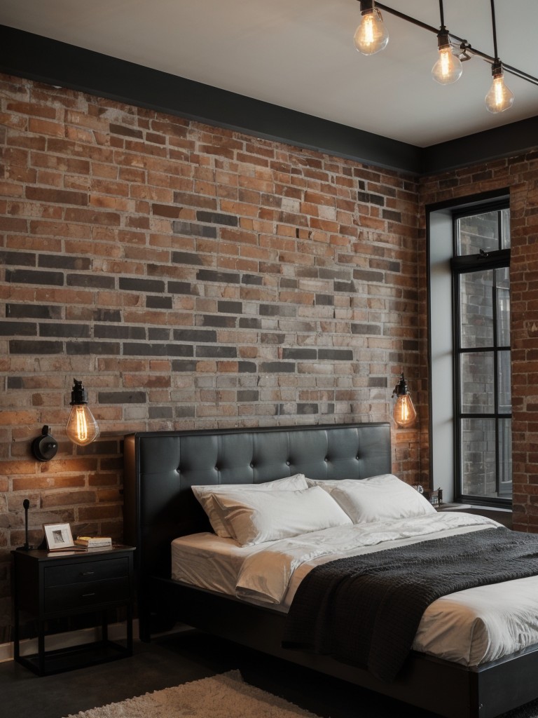 Urban Chic: Industrial Black Bedroom Design