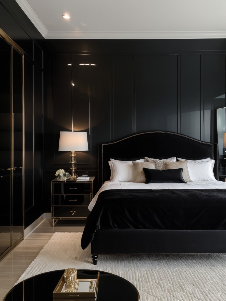 Black Accent Wall: Elevate Your Apartment's Style