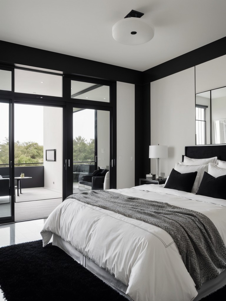 Black & White Bliss: Elevate Your Apartment with Chic Minimalist Decor