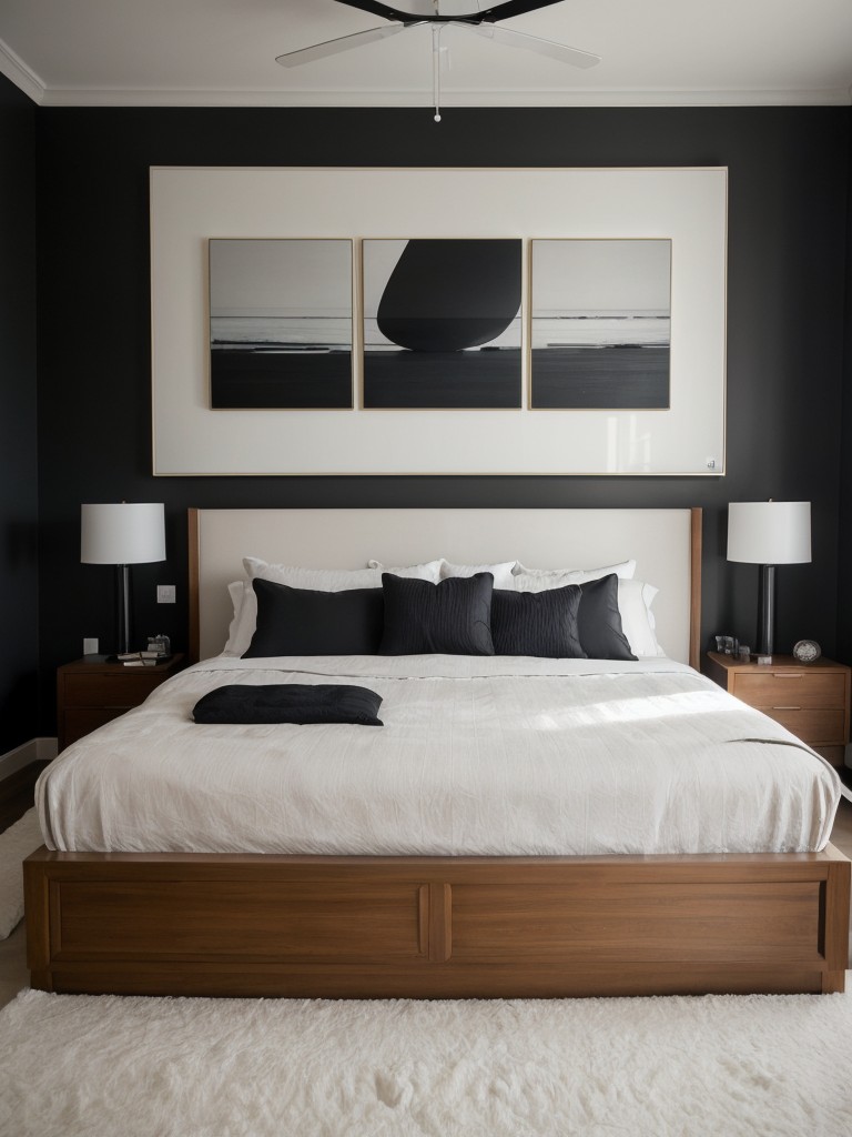 Gallery Vibes: Transform Your Apartment with Black Bedroom Decor