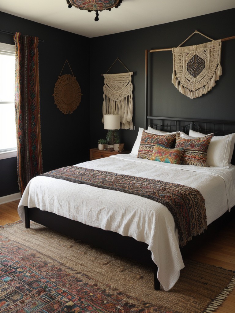 Boho Bliss: Elevate Your Bedroom with Black Magic Decor