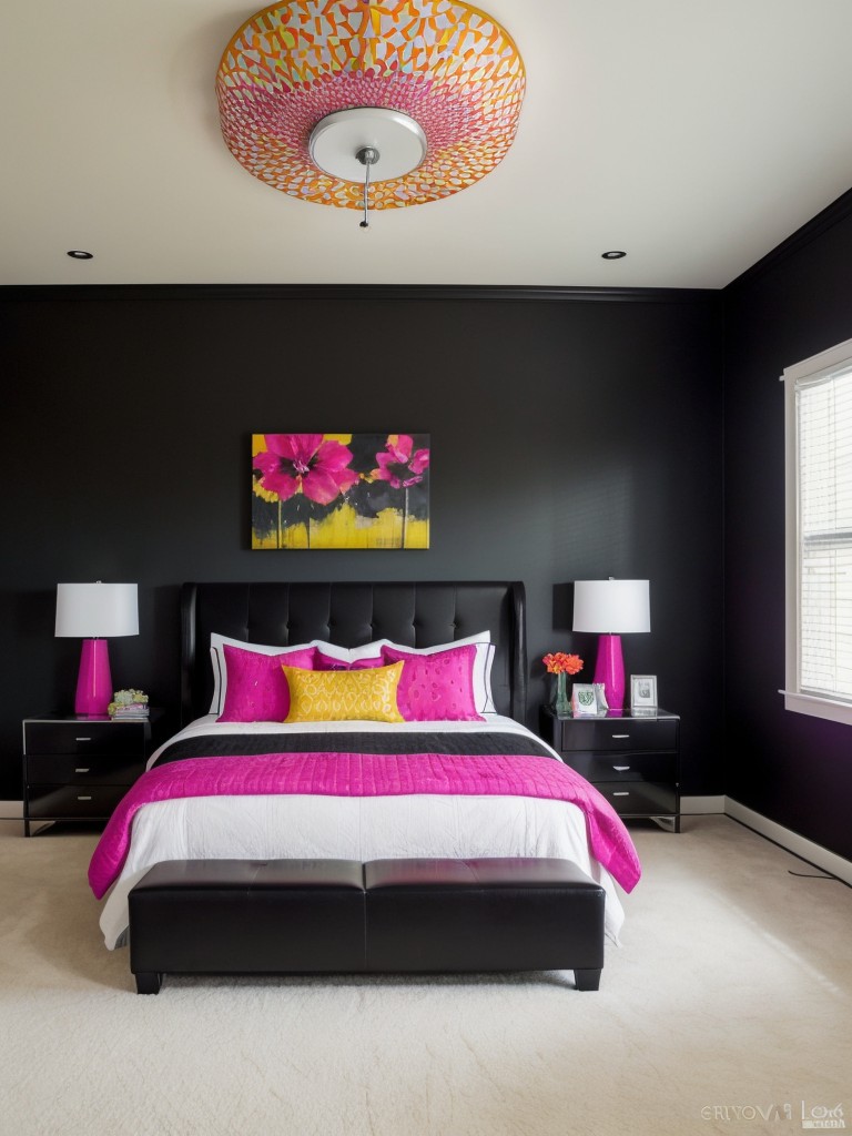 Bold & Vibrant Bedroom Makeover Ideas: Add Colorful Accents for an Energizing Atmosphere! ?