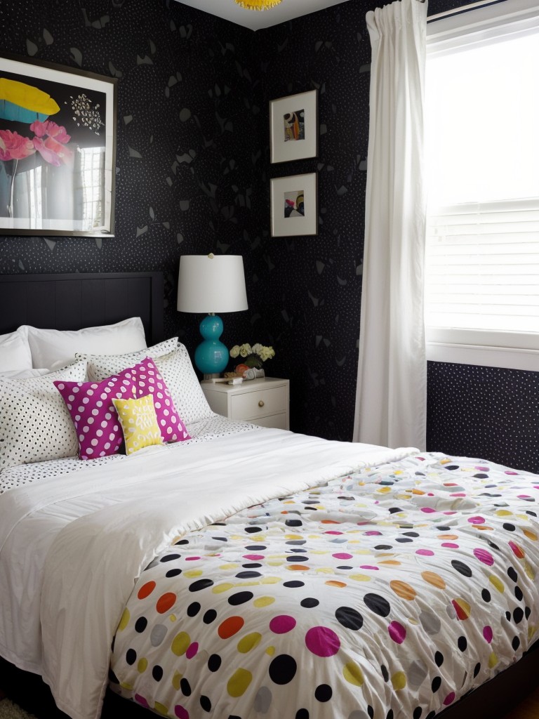 Whimsical Bedroom Makeover: Embrace Black Decor for a Playful Vibe