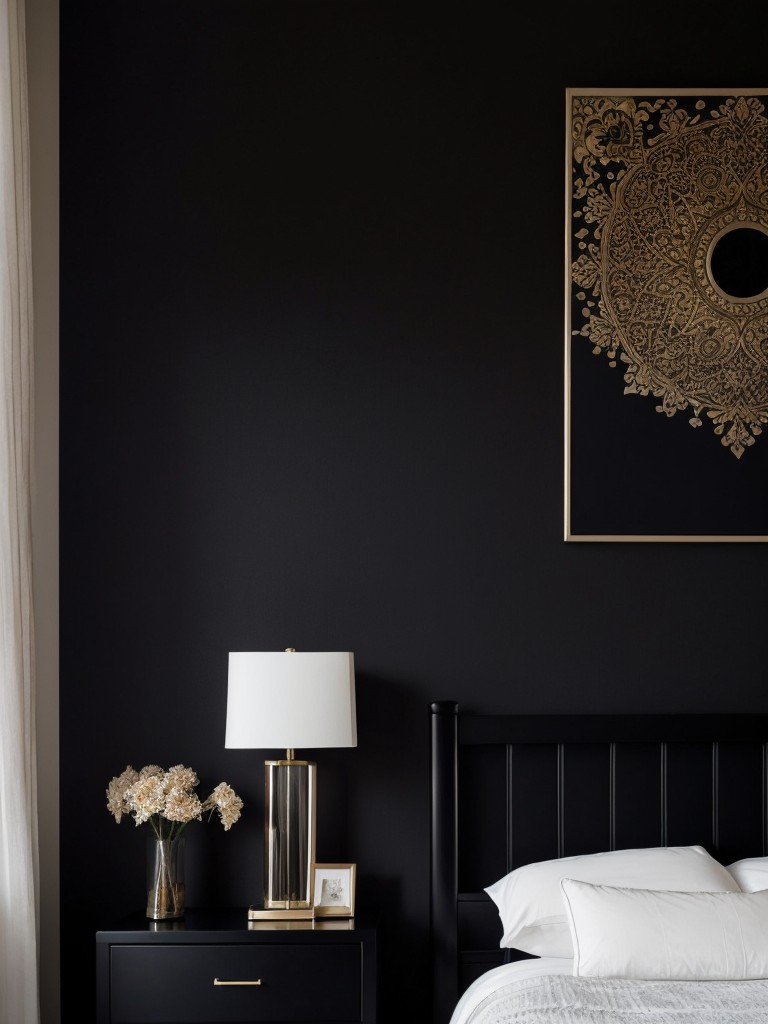 Dreamy Dark Bedroom Ideas: Make a Bold Statement with a Black Accent Wall