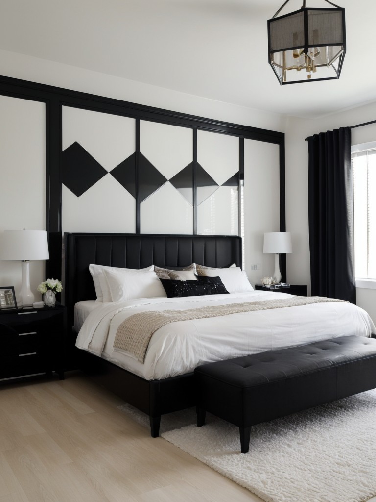 Sleek & Chic: Modern Black Apartment Inspo