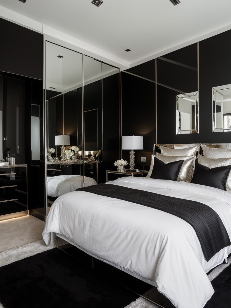 Modern Apartment Inspiration: Black Bedroom Decor Ideas