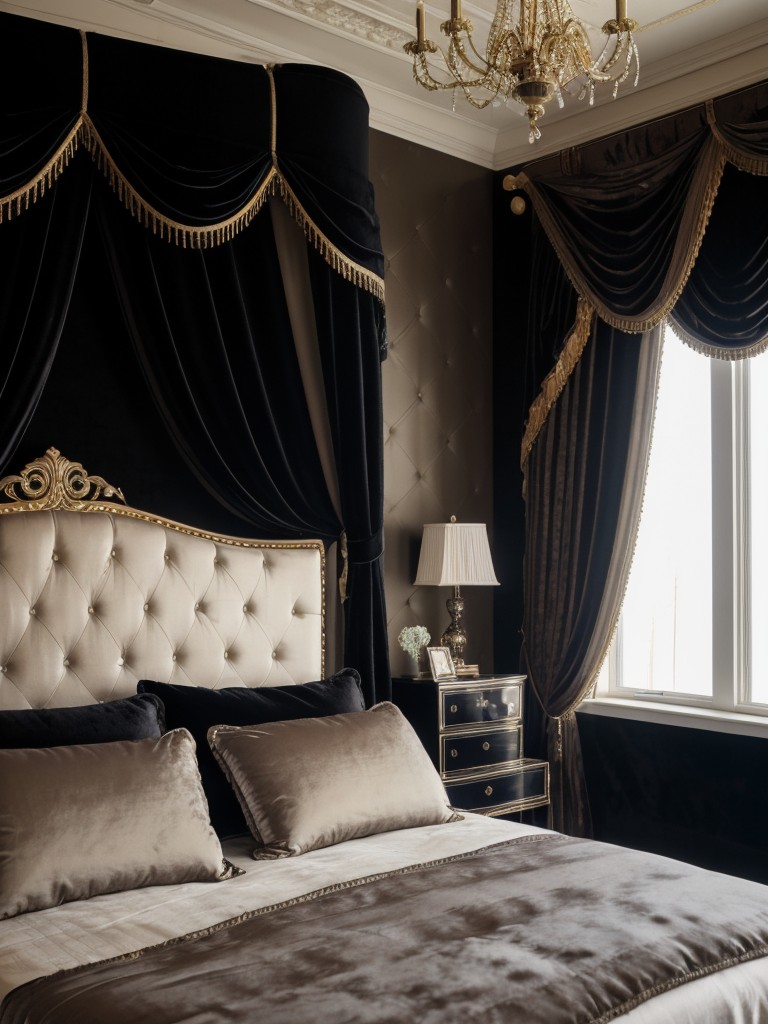 Luxurious Black Bedroom: Opulent Touches for a Captivating Space