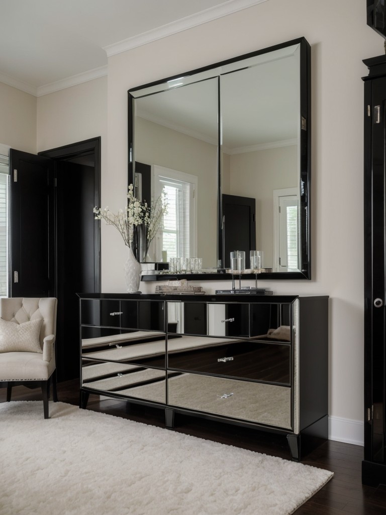 Mirror Magic: Elevate Your Apartment with Black Bedroom Decor