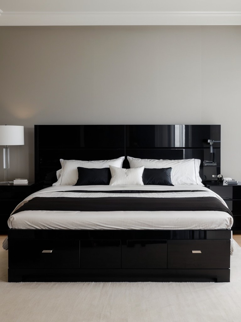 Sleek & Stylish: Transform Your Apartment with Black Bedroom Design Ideas!