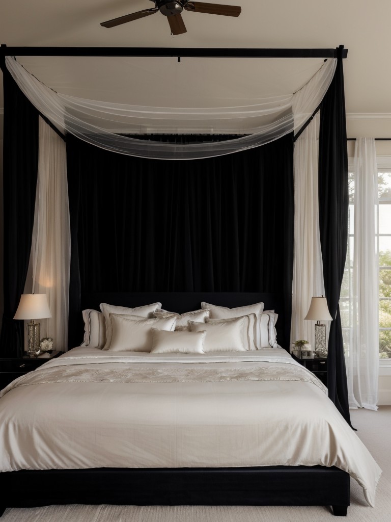 Chic & Cozy: Stunning Black Bedroom Inspiration!