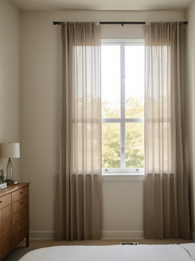 Natural Light Transformation: Sheer Curtains for a Brighter Apartment