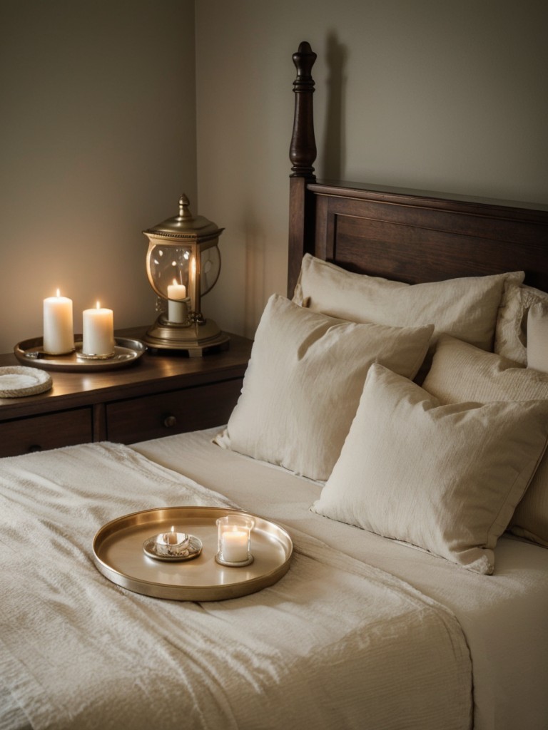 Create a Cozy Bedroom Ambiance with Elegant Candle Holders