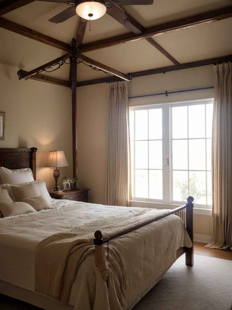 Create a Dreamy Atmosphere with a Traditional Canopy Bed in Your Bedroom