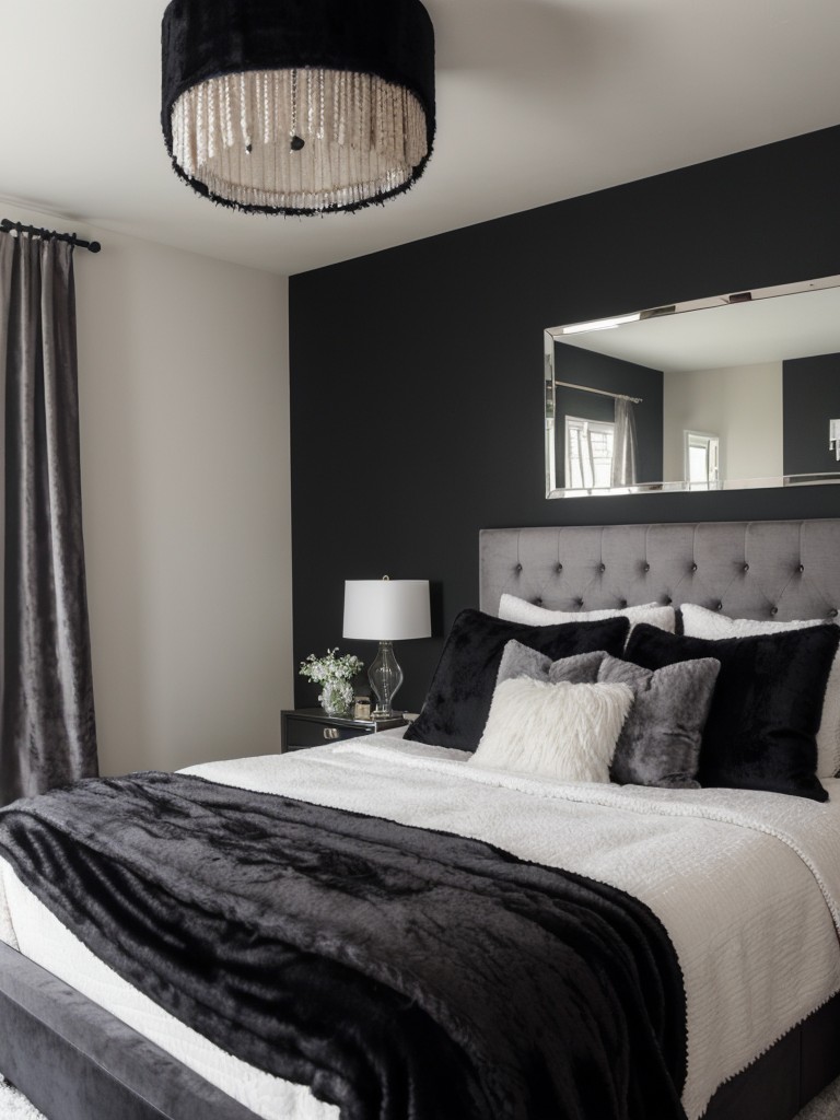 Cozy Vibes: Black Monochrome Apartment Inspo!