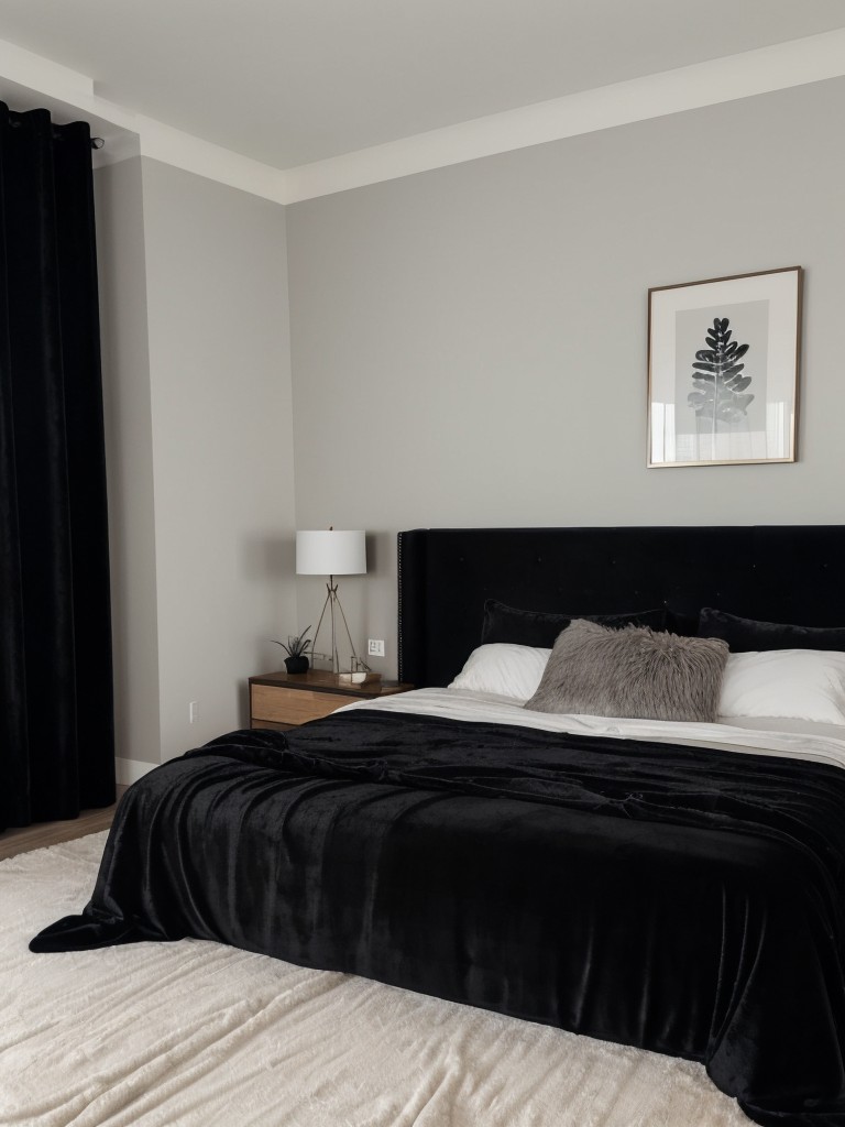 Cozy Black Bedroom: Minimalist Decor Ideas