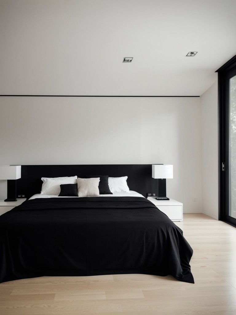 Stylish Minimalism: Black Bedroom Inspo