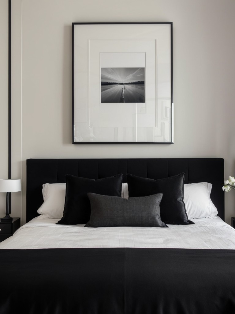 Chic Apartment: Elevate Your Bedroom with Black Accents