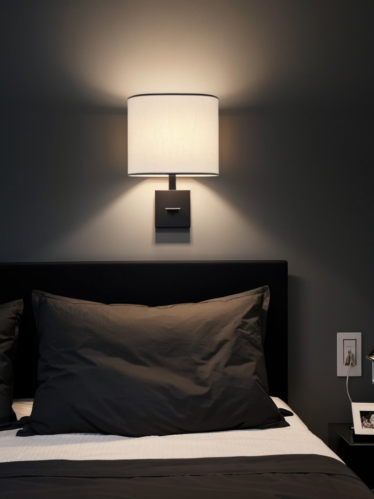 Cozy Up Your Black Bedroom with Strategic Lighting