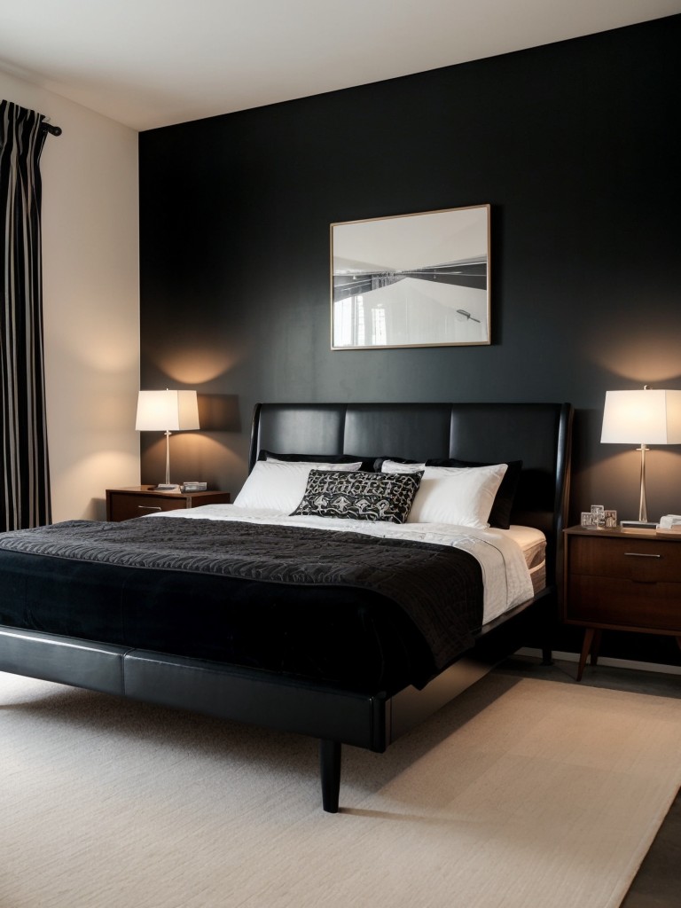 Mid-century Modern Magic: Black Bedroom Inspiration