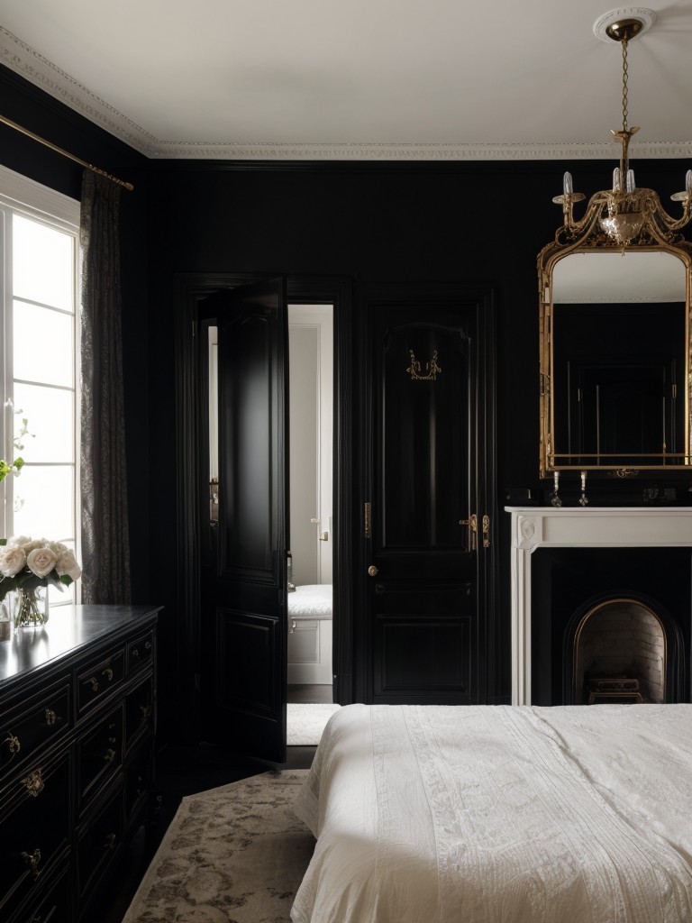 Inky Indulgence: Dark Apartment Inspiration