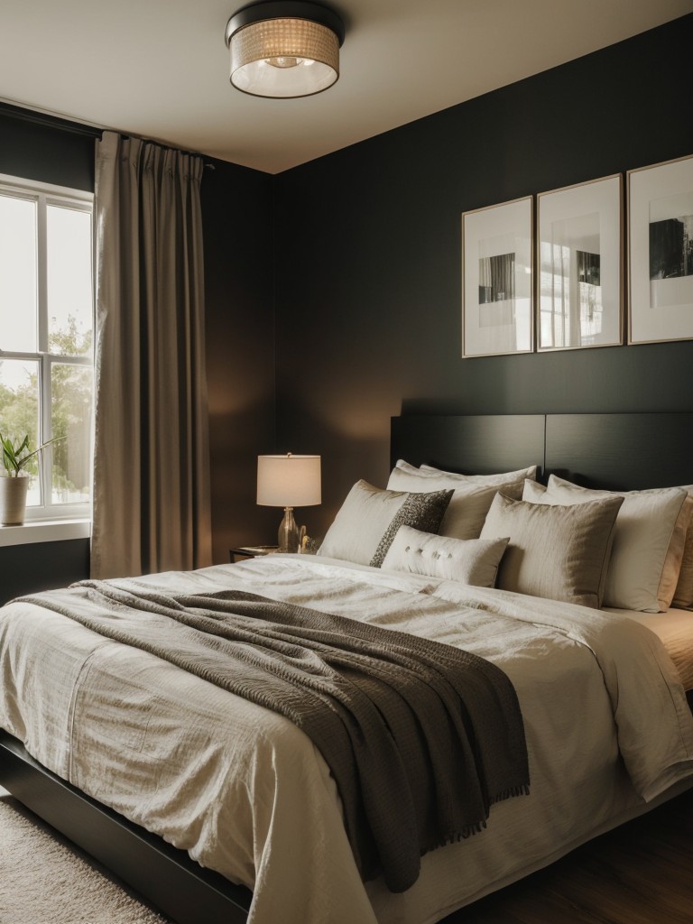 Black Bedroom Bliss: Upgrade Your Decor with Ambient Lighting!