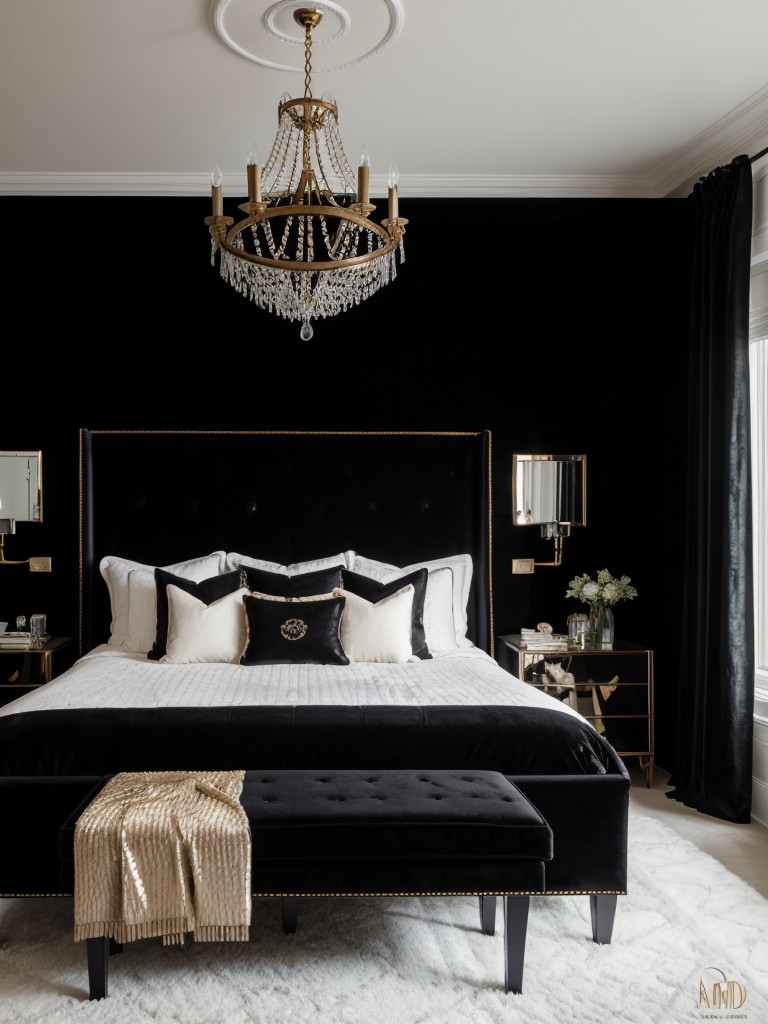 Bold & Mysterious: Black Bedroom Inspiration