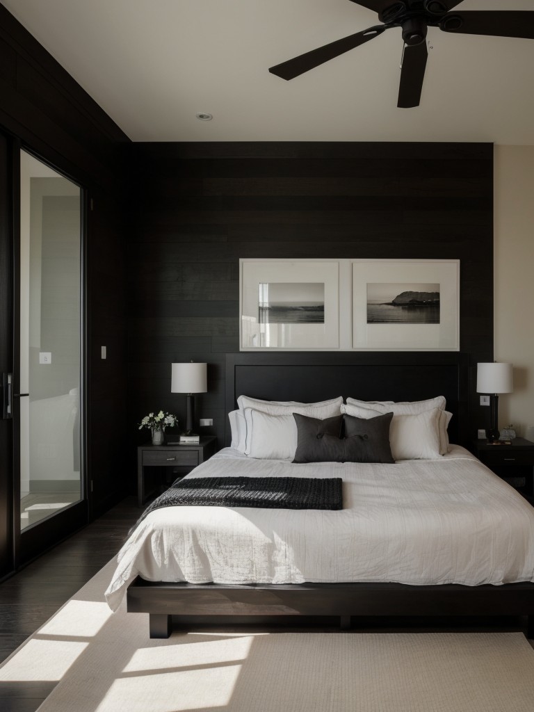 Stylish Apartment Essentials: Black Bedroom Inspiration ?