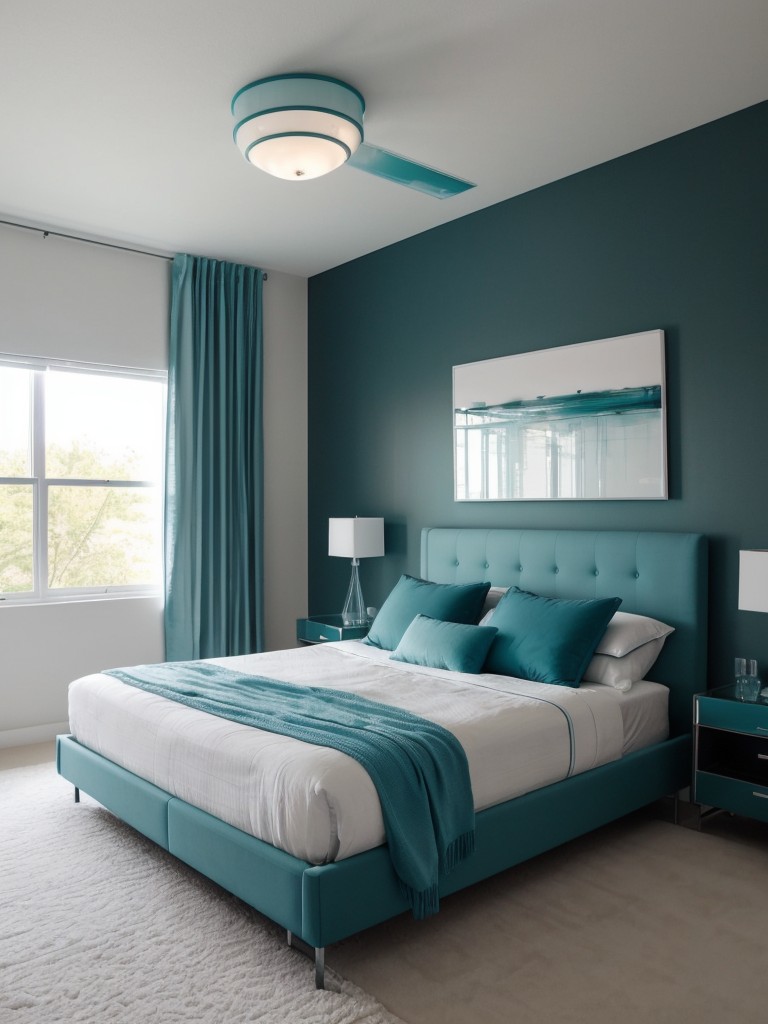 Chic Teal Apartment Inspiration: Modern, Minimalist, and Monochromatic!