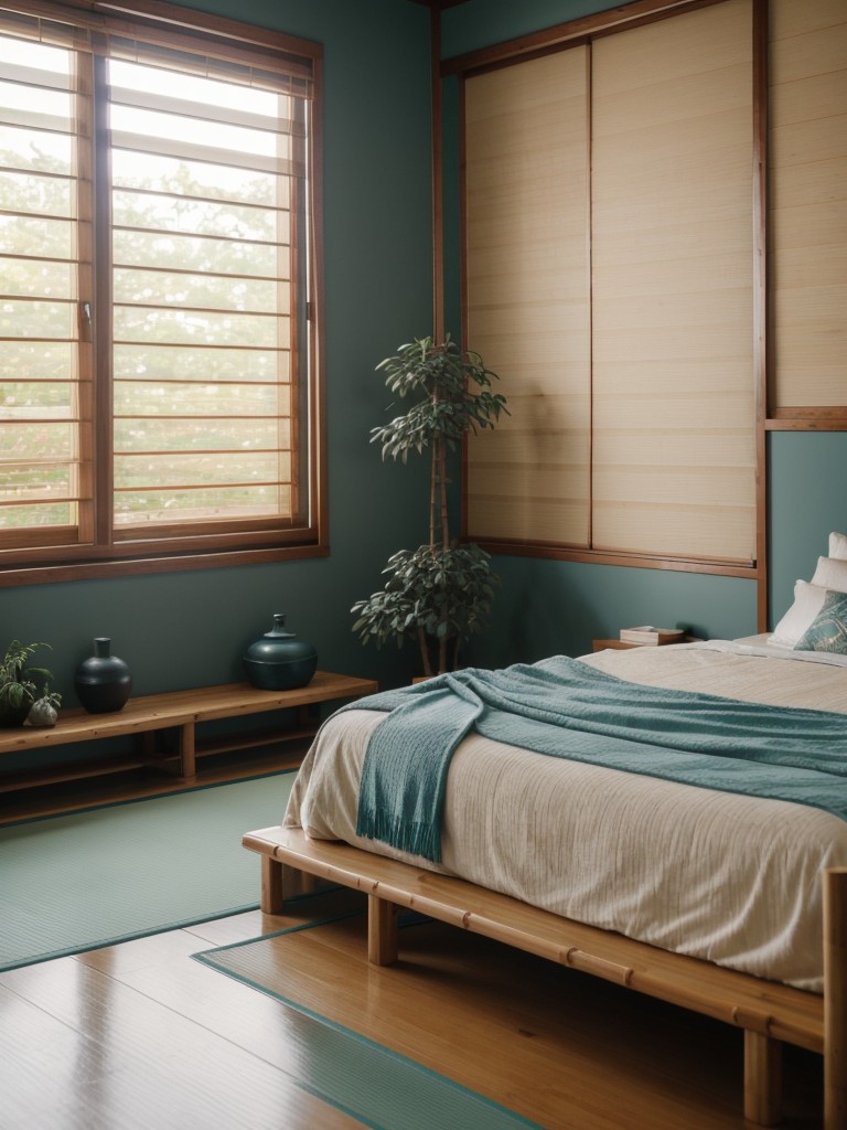 Zen Oasis: Transform Your Apartment with Elegant Teal Vibes