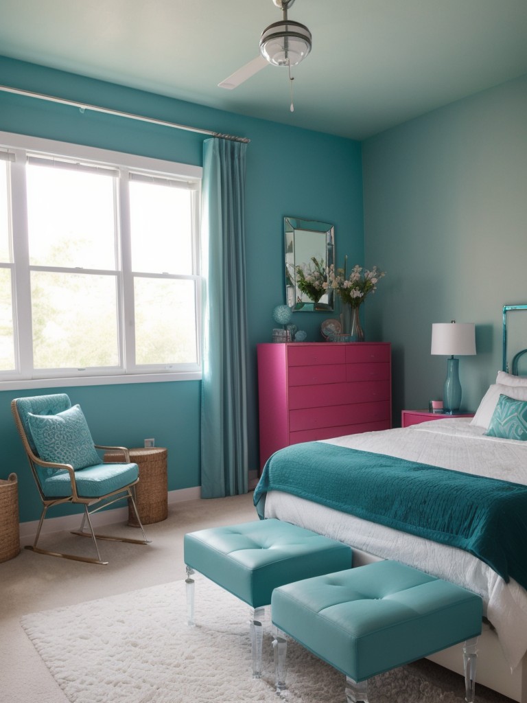 Energize Your Apartment with Dreamy Teal Vibes!